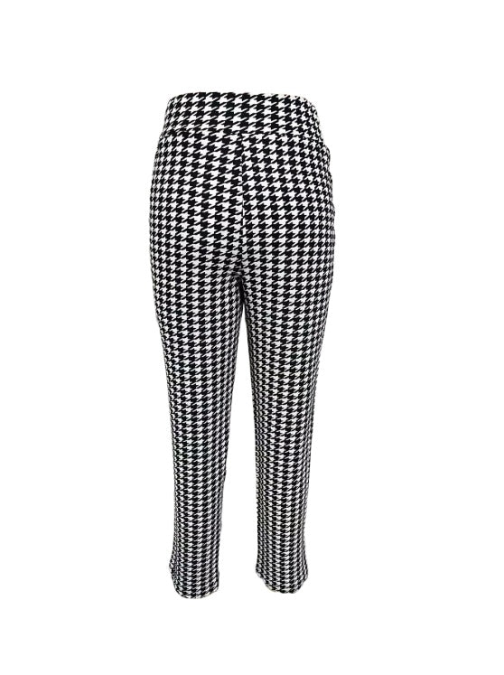 Ladies' Thousand Bird Grid Bow Fashion Casual Pants