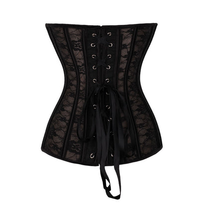 Breast-Supporting Corset, Abdomen Corset, Lace