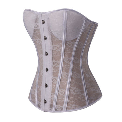 Breast-Supporting Corset, Abdomen Corset, Lace