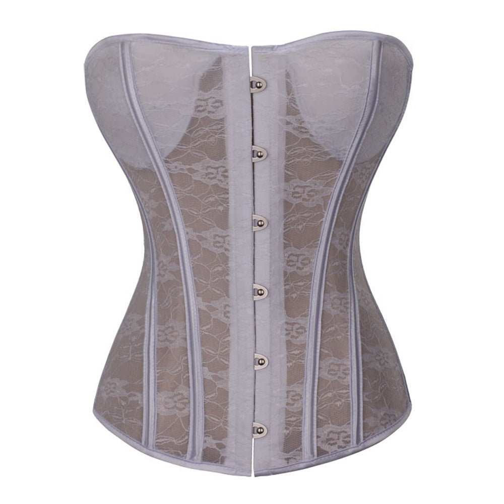 Breast-Supporting Corset, Abdomen Corset, Lace