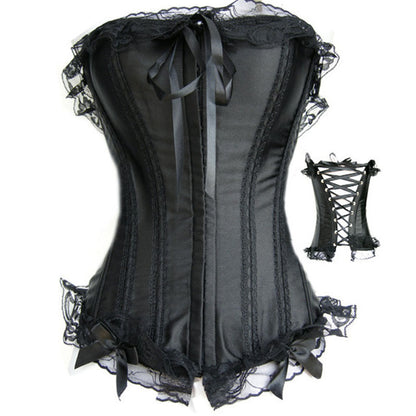 Sexy Black Ding Lace Corset Corset