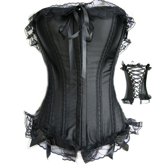 Sexy Black Ding Lace Corset Corset