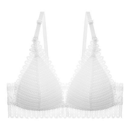 Gathering bra thin cup back bra