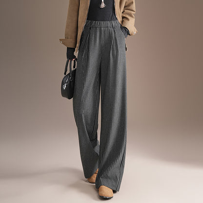 Women's Loose Fashion Slimming Draping Straight Pants