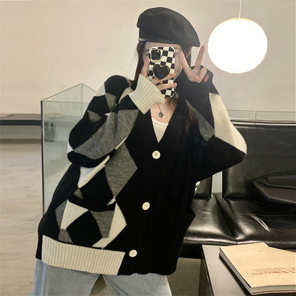 Knitted Cardigan Women Coat Top