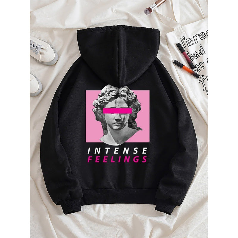 Printed Sweater Long Sleeve Unisex Hoodie