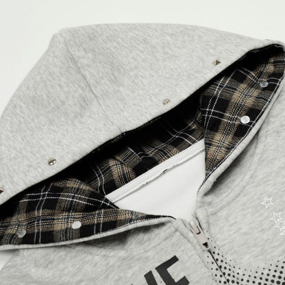 American Retro Hot Girl Personalized Patterns Hooded Sweater