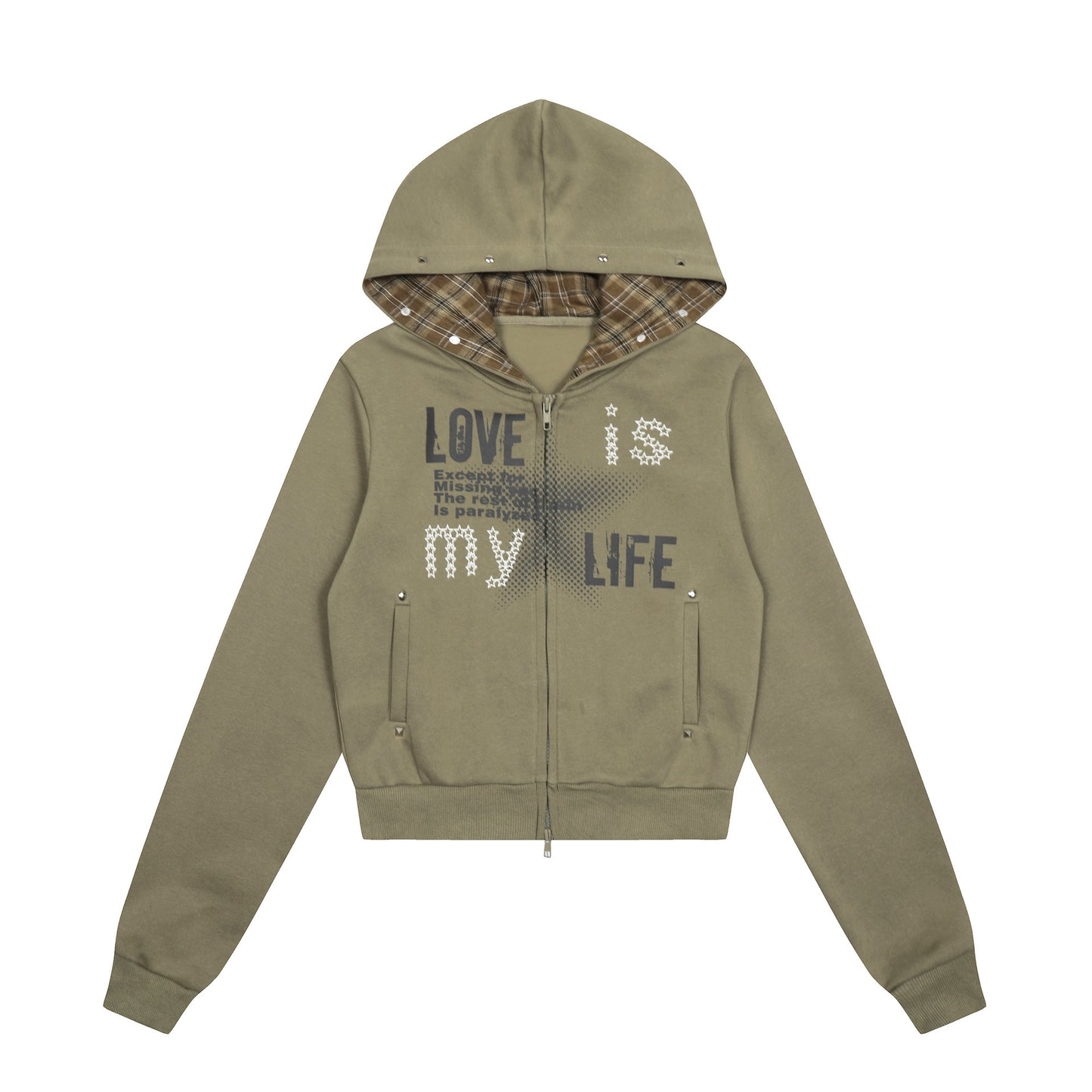 American Retro Hot Girl Personalized Patterns Hooded Sweater