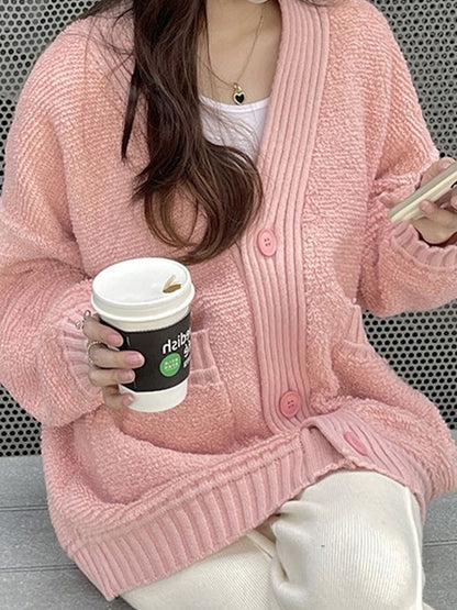 Fashionable Knitted Cardigan Sweater For Women