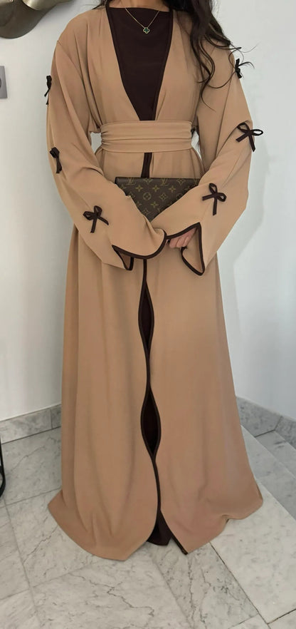 Middle East Dubai Pure Beauty Bow Robe Dress