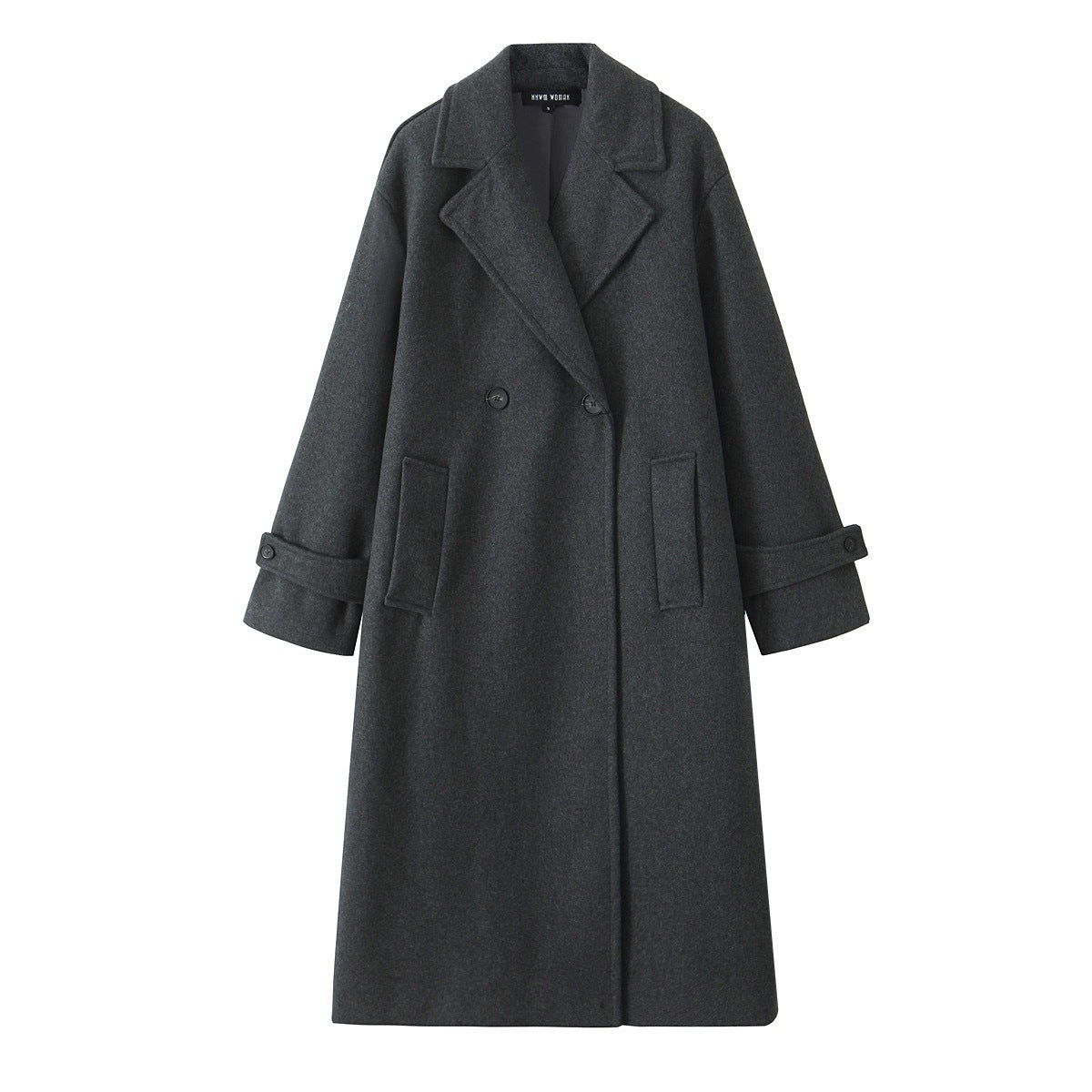 Fashion Simple Loose Soft Long-cut Coat