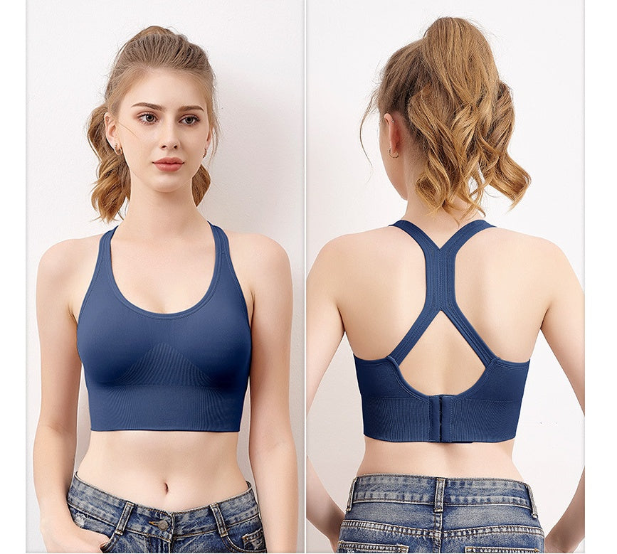 Seamless sports bra