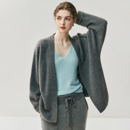 Soft Glutinous Skin-friendly Loose And Lazy Style Solid Color Women's Cashmere