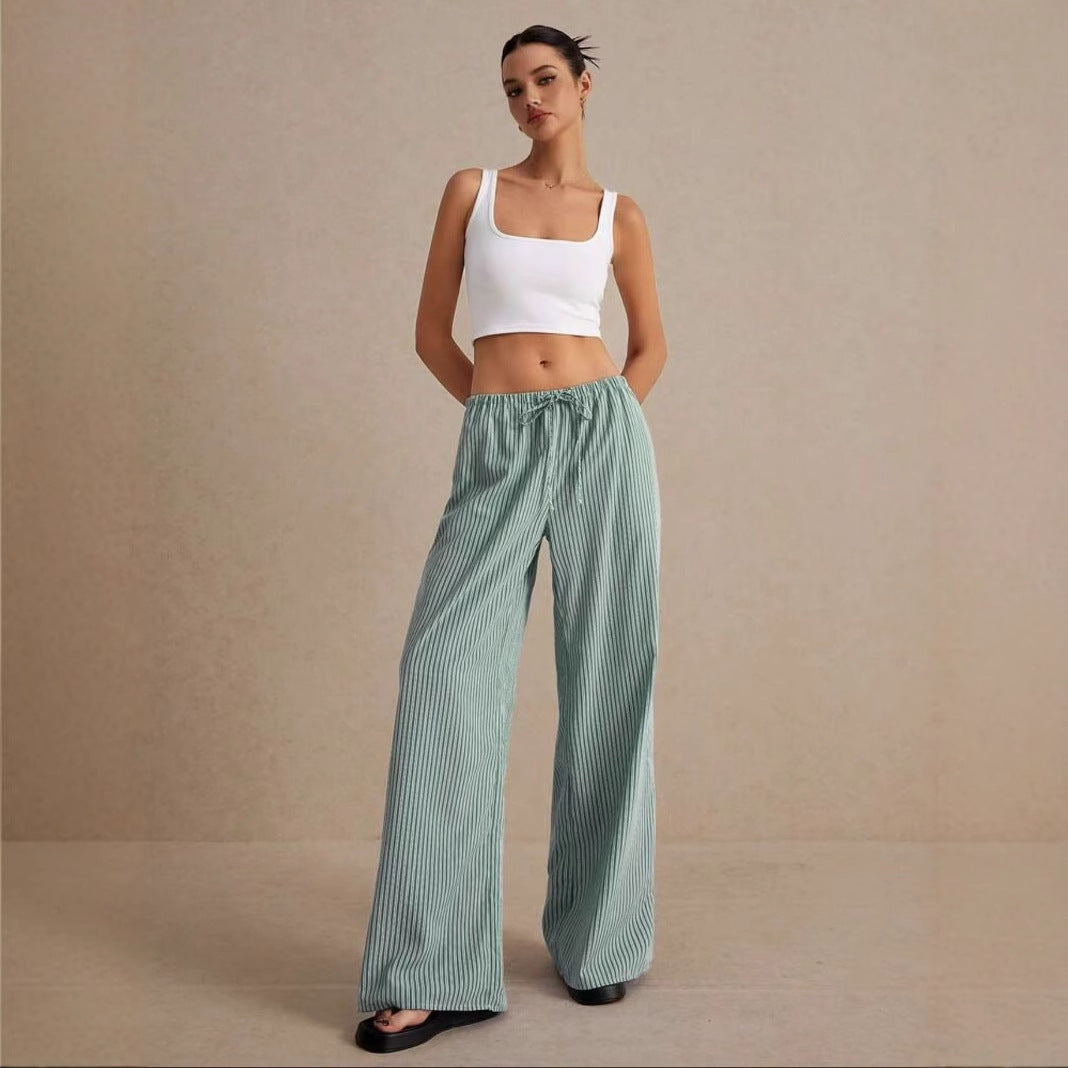 Women's Fashion Loose Straight Trousers