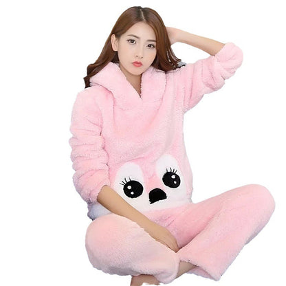 Cute Pajamas Warm Loungewear Women Can Wear Outside