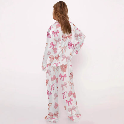 Printed Cute Pajamas Suit Long-sleeve Suit Suit Ladies