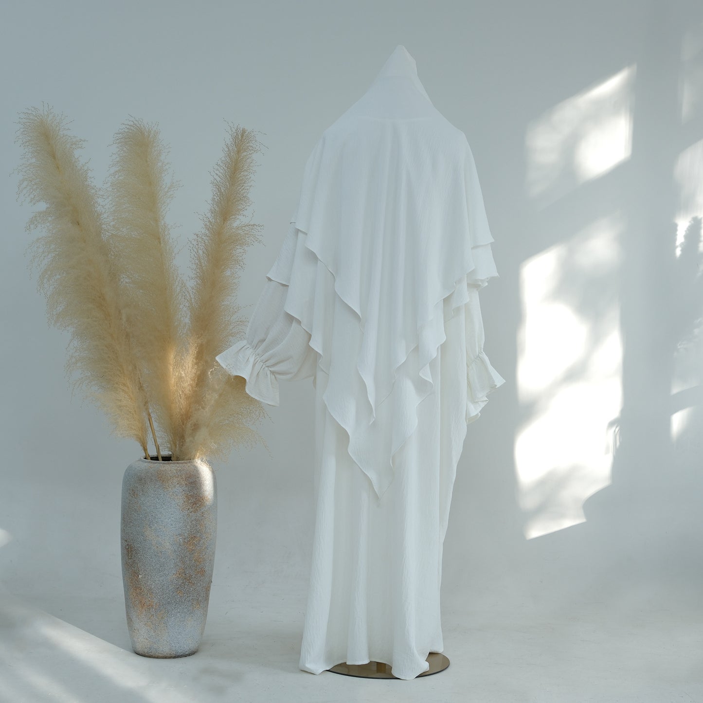 Middle East Dubai Turkey Solid Color Dress Leisure