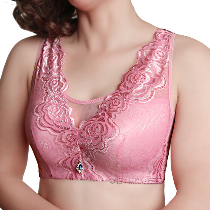 No steel ring gathered tube bra bra underwear