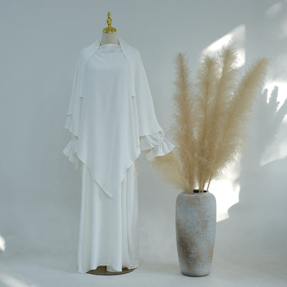 Middle East Dubai Turkey Solid Color Dress Leisure