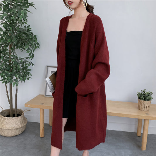 Women Cardigan Jacket Korean Style Loose