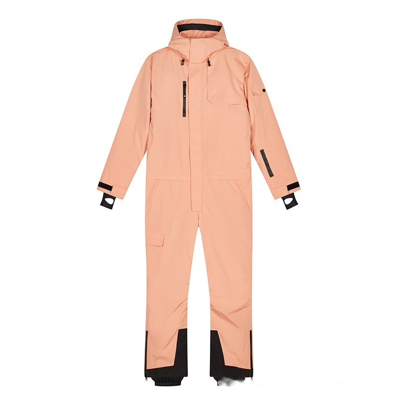 Waterproof Winter Warm One-piece Ski Suit