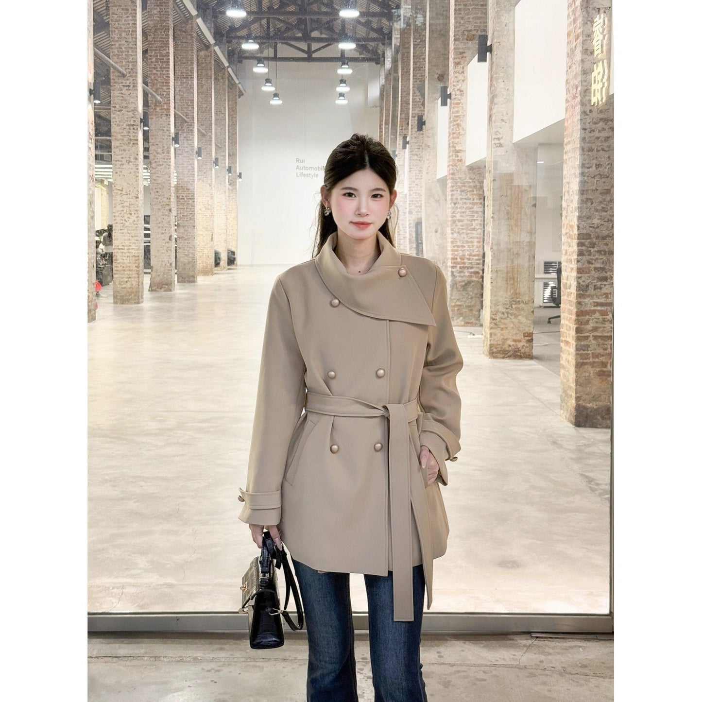 British Style Elegant Trench Coat Coat For Women