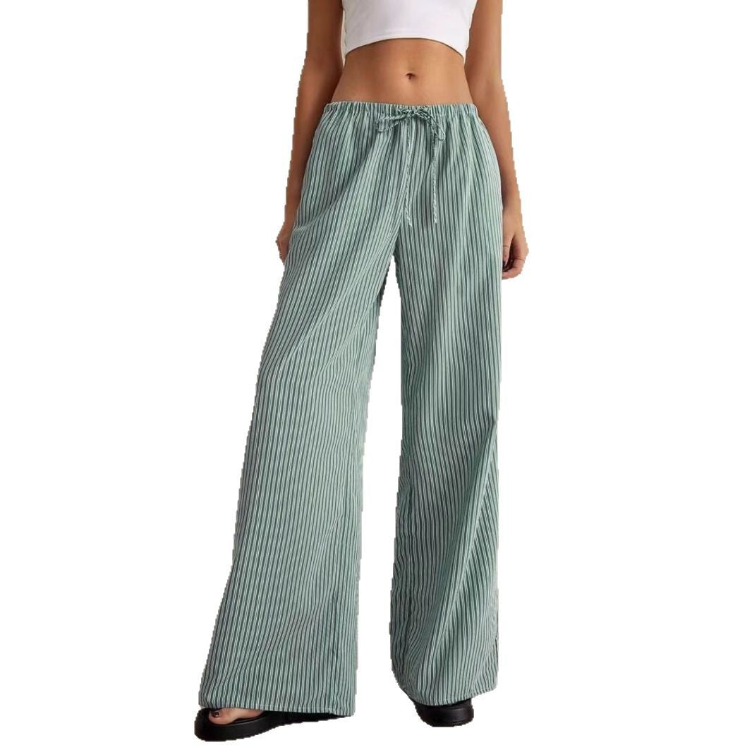 Women's Fashion Loose Straight Trousers