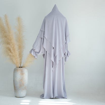 Middle East Dubai Turkey Solid Color Dress Leisure