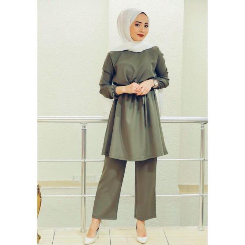 Spot Elastic Cuffs Muslim Women's Arab Ladies Suit