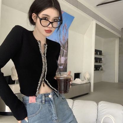 Fashion Knitted Cardigan Top For Women