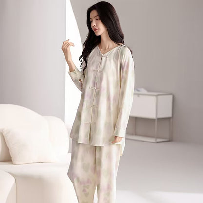 Women's Mid-length Homewear Pajamas Suit