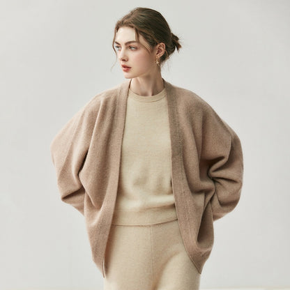 Soft Glutinous Skin-friendly Loose And Lazy Style Solid Color Women's Cashmere