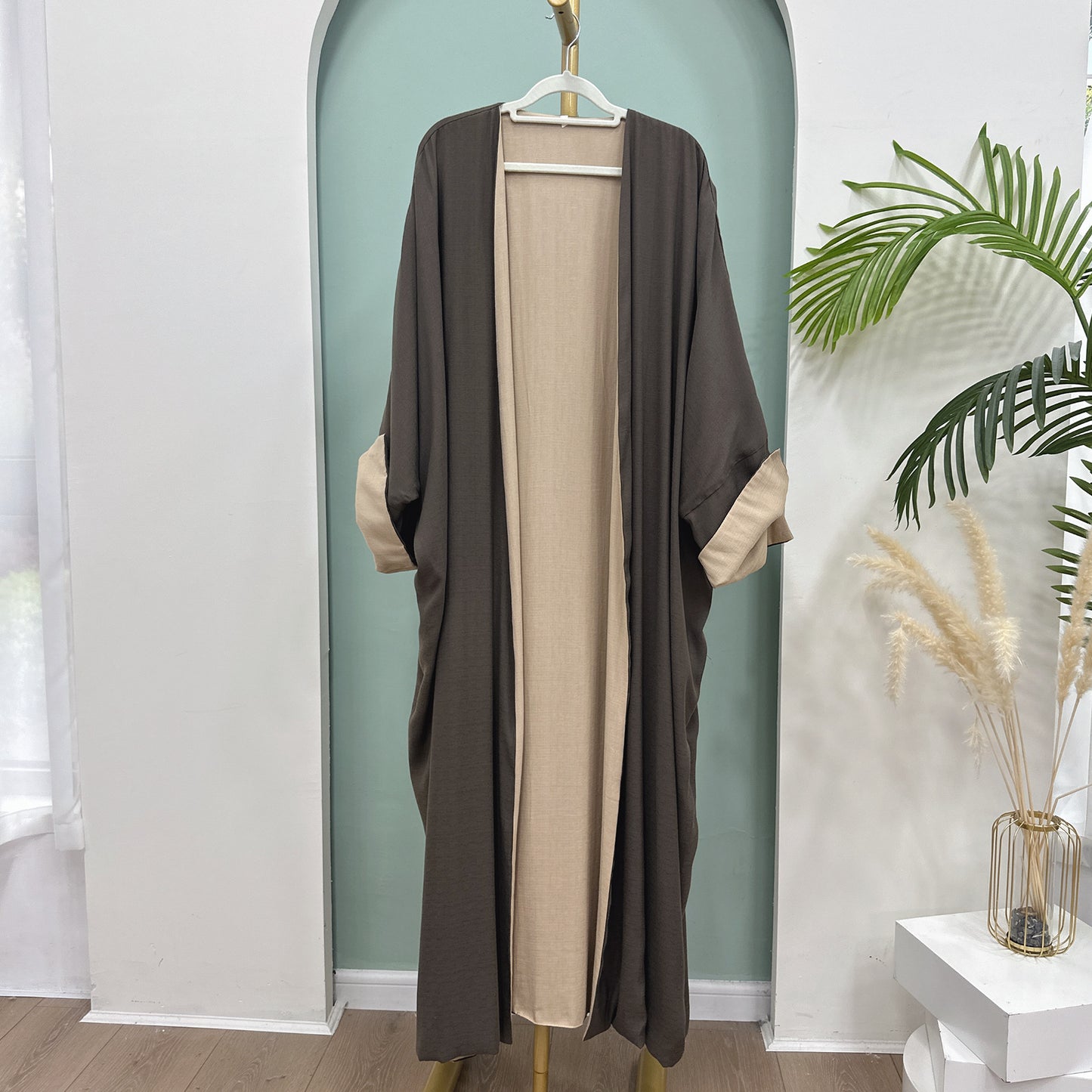Dubai Turkey Double-sided Wearable Cardigan Robe