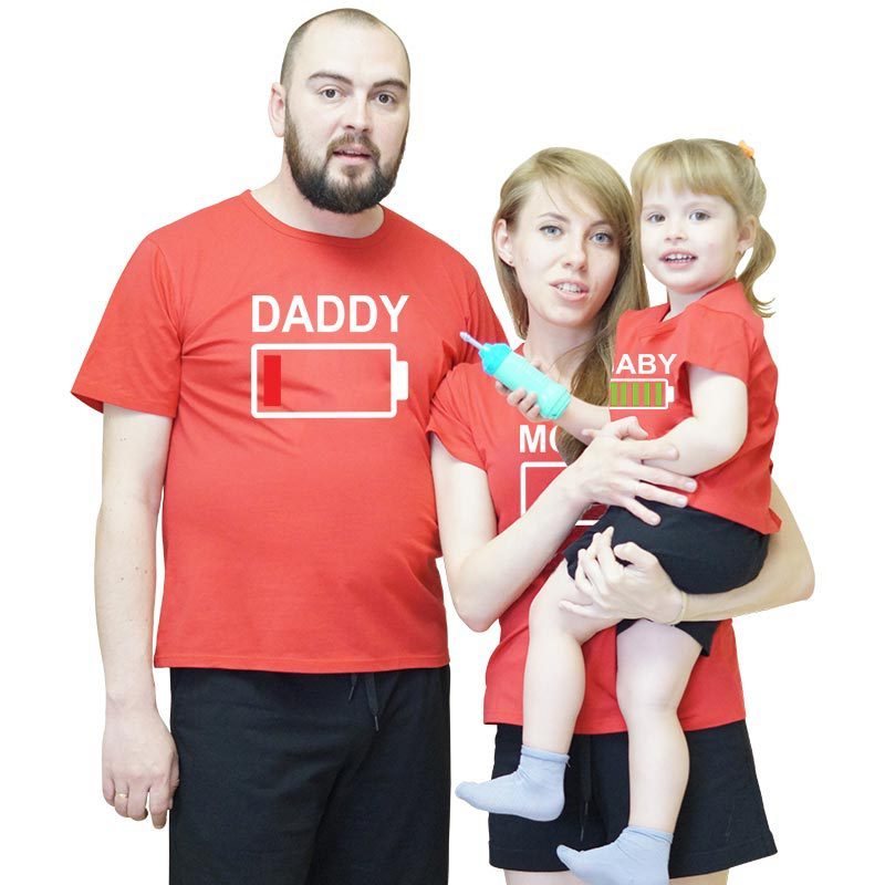 Fast selling parent-child short sleeve T-shirt