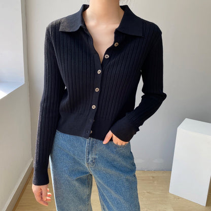 Long Sleeve New Cardigan Stitching Women