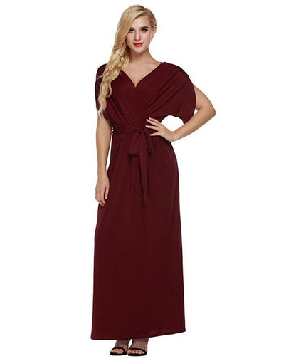 4XL Big Size Dress Elegant Women Long Dresses Summer Dresses