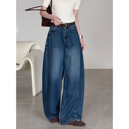 Women's Loose Casual High Waisted Wide Leg Jeans