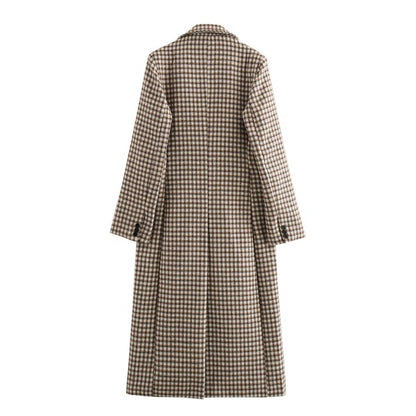 Women's Fashion Single-breasted Overcoat Coat