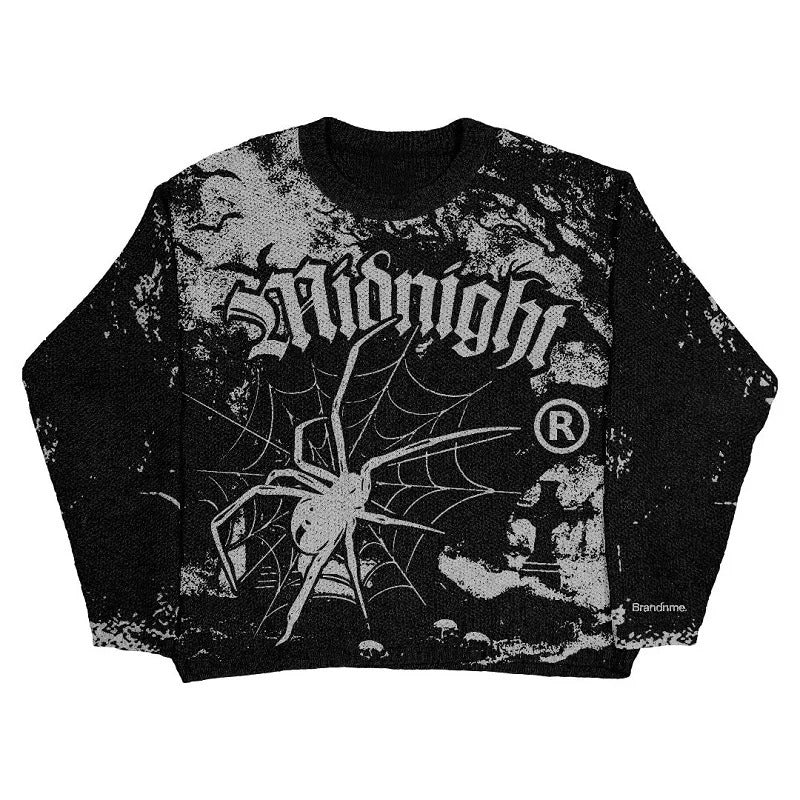 Street Knitwear Printed Autumn Sweaters