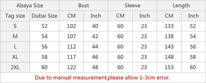 Gold Line Positioning Machine Embroidery Cardigan Dubai Robe