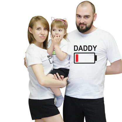 Fast selling parent-child short sleeve T-shirt