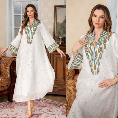 New Women's Dubai Elegant Arabic Robe