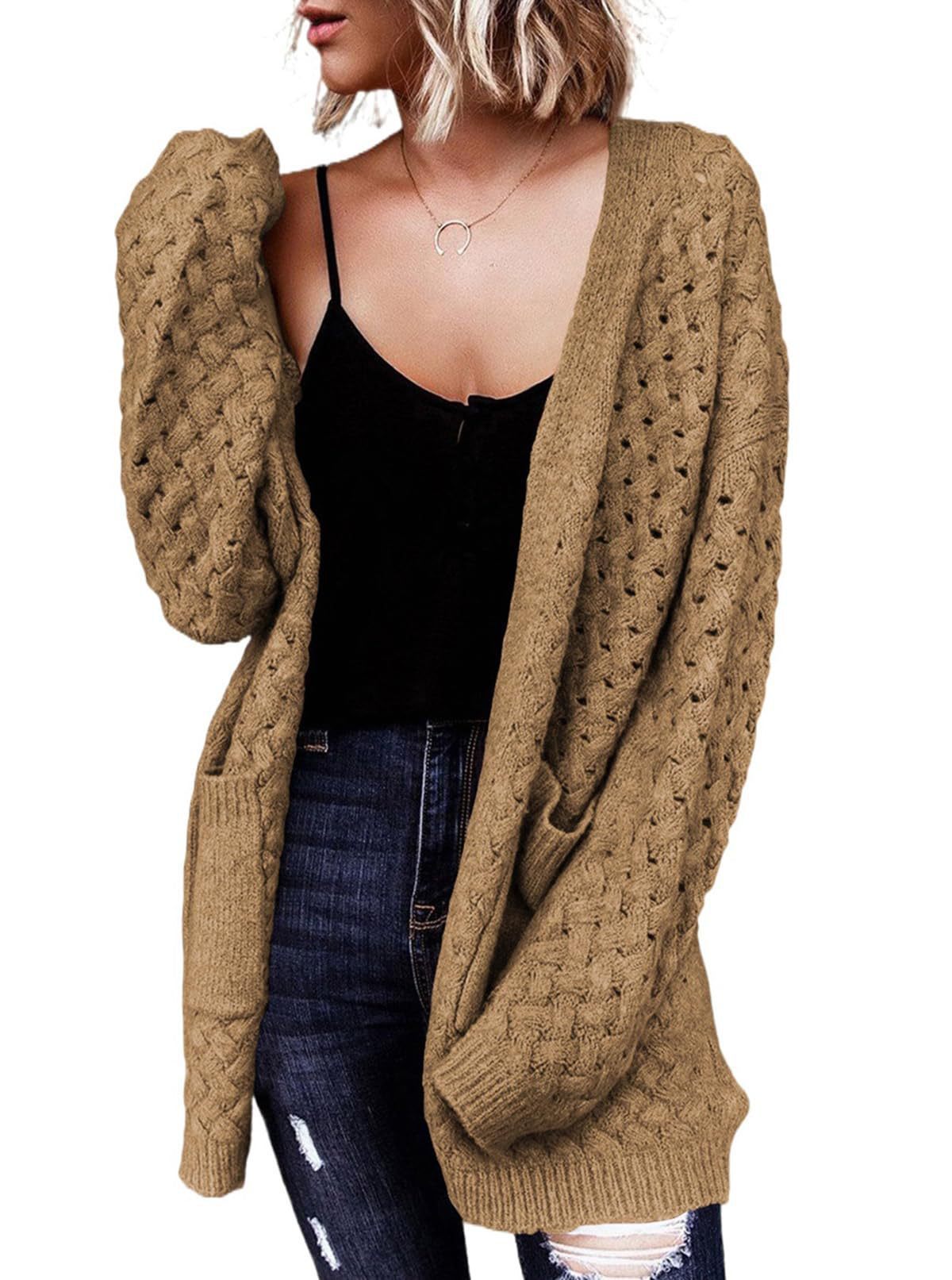 Knitted Cardigan Sweater Coat For Women