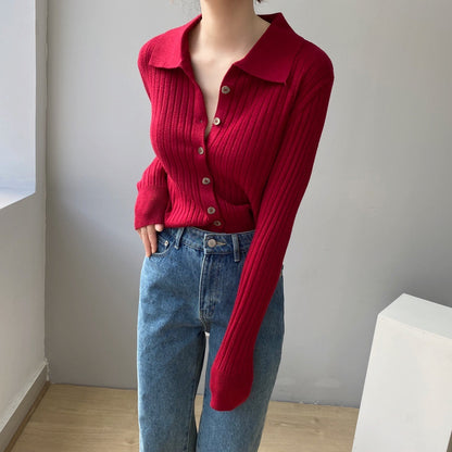 Long Sleeve New Cardigan Stitching Women