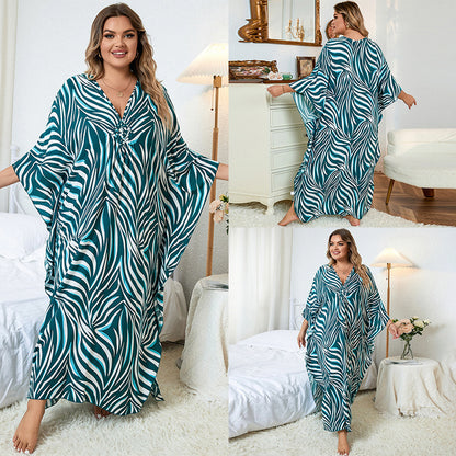 Loose Plus Size Robe Vacation Beach Coat