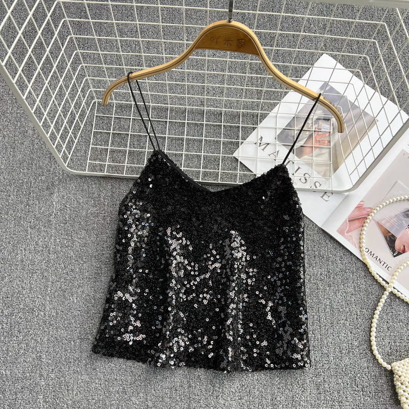 Women Wear Foreign Style Short Loose Sleeveless Tops