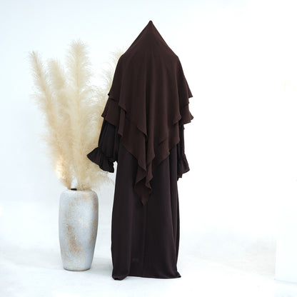 Middle East Dubai Turkey Solid Color Dress Leisure