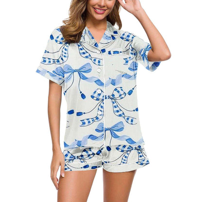 Digital Printing Can Be Outerwear Short-sleeved Shorts Suit Women