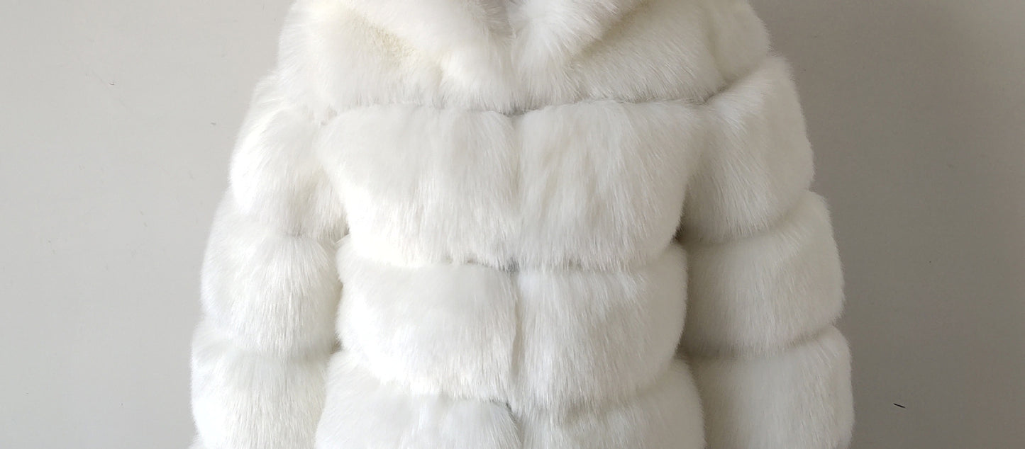 Winter Women's Luxury Thick Long Fur Coat