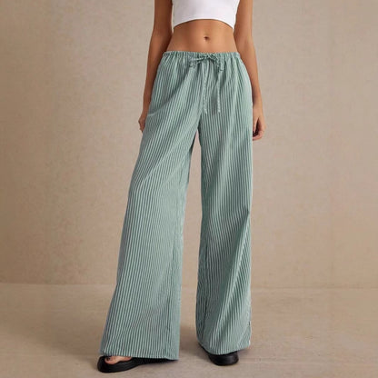 Women's Fashion Loose Straight Trousers